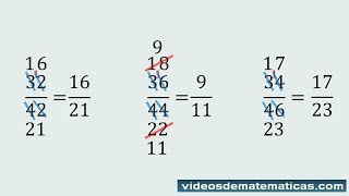 Simplificacion de fracciones ejercicios resueltos [upl. by Friedrick]