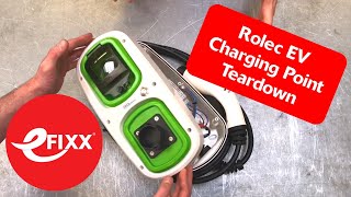 eFIXX  Teardown  Whats inside a ROLEC Wallpod electric vehicle charger Rolec EV Charger EVSE [upl. by Yliram]