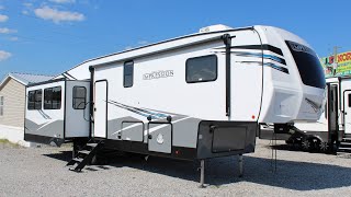 Affordable 3 Queen Beds in a Fifth Wheel Bunkhouse RV 2021 Forest River Impression 315MB [upl. by Landre]