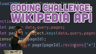 Coding Challenge 75 Wikipedia API [upl. by Chak783]