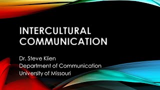 Intercultural Communication [upl. by Zetneuq]