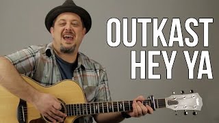 Hey Ya by Outkast  Easy Guitar Lesson  How to Play on Guitar [upl. by Anaynek]