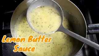 LEMON BUTTER SAUCE  TIPS TO PREVENT SPLIT  SAUCES RECIPE [upl. by Thordis]