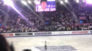 GPF2015 FP1º Yuzuru HANYU SEIMEI World Record My present to JAPAN [upl. by Dleifniw]