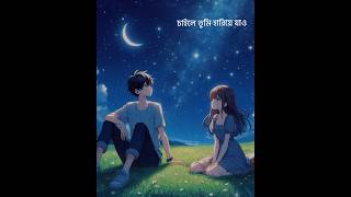 Shunno  Rajahin Rajjo  Beautiful Night Sky Anime Visuals  Bengali Song [upl. by Attenrev111]