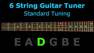 6 String Guitar Tuner  Standard Tuning [upl. by Gottuard]