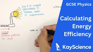 Calculating Energy Efficiency  GCSE Physics  kaysciencecom [upl. by Attenyt]