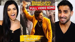 RAMULOO RAMULAA  Ala Vaikunthapurramuloo  Allu Arjun  Full Video Song REACTION [upl. by Ailadgim734]