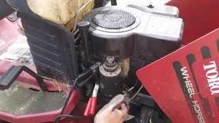 How to Hot wire a Briggs Flat Head Single [upl. by Crowell]