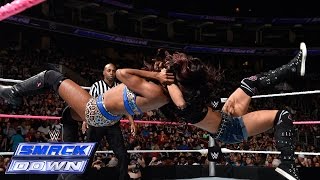 AJ Lee vs Layla SmackDown Oct 17 2014 [upl. by Thekla]