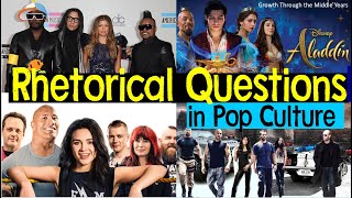 Rhetorical questions in pop culture [upl. by Akeryt]