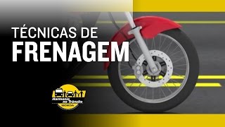 Técnicas de Frenagem de Moto  Harmonia no Trânsito [upl. by Sisak691]