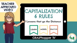 Capitalization Rules for Kids  6 Capital Letter Rules in English Teaching Video [upl. by Raviv946]