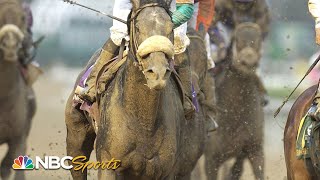 Kentucky Derby 2005 Giacomo gives legendary jockey Mike Smith his first Derby win I NBC Sports [upl. by Evanne359]