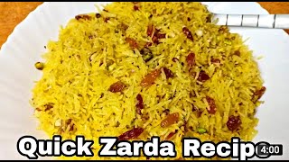 Quick amp Easy Zarda Recipe Food Furious [upl. by Latia]