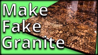 Learn to Mimic Granite with Epoxy  Stone Coat Countertops [upl. by Burger225]