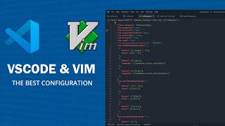 THE BEST VIM CONFIG FOR VSCODE  configure vscode like vim [upl. by Schwab820]