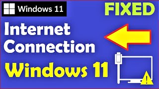 How to Fix Internet Connection Problem Windows 11 [upl. by Christianna]