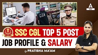 SSC CGL Top 5 Posts Job Profile amp Salary  Full Details By Pratibha Mam [upl. by Eberhart786]