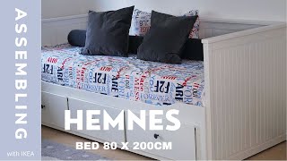 How to Assemble IKEA HEMNES Day Bed easy Instruction [upl. by Oiliduab764]