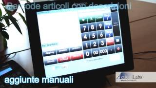 Software punto cassa Registratore cassa con touch screen [upl. by Copland]