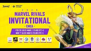 Marvel Rivals Invitational 2025 EMEA Day 4 UTC1） [upl. by Drofwarc]