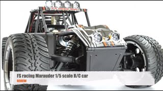 30cc petrol FS racing Marauder RC car review [upl. by Rainger101]