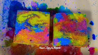 ASMR Glitter Dyed Gym Chalk [upl. by Ardnaid]