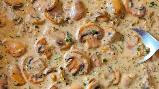 Creamy Mushroom Sauce Recipe [upl. by Seraphina]