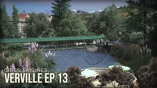 The Grand Central Park emerges Cities Skylines  Verville EP 13 [upl. by Erastes]