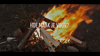 How to hoe maak je vuur [upl. by Ahsiemat]