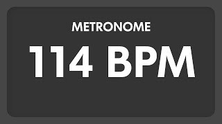 114 BPM  Metronome [upl. by Gnaw]