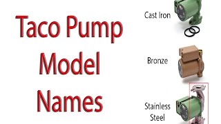 Everything you need to know about Circulator pump models from Taco [upl. by Hallvard948]