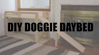 DIY Plywood Dog Bed with Removable Ramp [upl. by Melonie]