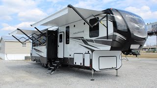 Three Bedroom Two Full Bath Luxury Bunkhouse Fifth Wheel 2021 Keystone Avalanche 390DS [upl. by Neelyad]