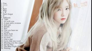 The best songs of Kim TaeYeon  SNSD [upl. by Rotman]