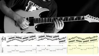 Slipknot  Psychosocial SOLO Guitar Tabs [upl. by Haisa52]