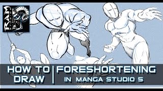 How to Draw Foreshortening for Comics  Video Narrated by Robert Marzullo [upl. by Arebma]