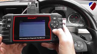 iCarsoft MB V20 Demonstration Mercedes ABS Sensor Diagnose amp Reset [upl. by Charlton]