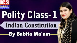 Polity Class  1 Indian constitution भारतीय संविधान By Babita Mam [upl. by Annagroeg980]