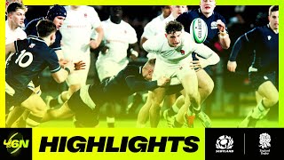 2024 U6N20  HIGHLIGHTS  SCOTLAND V ENGLAND [upl. by Ruenhcs244]