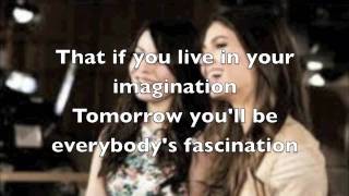 iCarly and VictoriousLeave It All To Shine Lyrics [upl. by Ornas384]