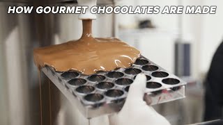 How Gourmet Chocolates Are Made • Tasty [upl. by Yzdnil]