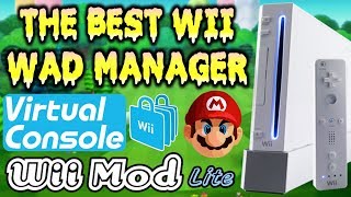 Setup WiiMod Lite WAD Manager Install Virtual Console Games amp WADS [upl. by Selway]