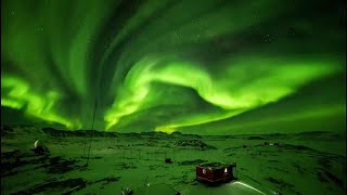 Watch Aurora borealis light up Antarctic sky and ice [upl. by Spencer]