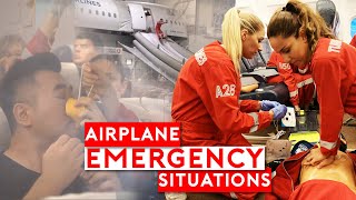 Airplane Emergency Situations  How Cabin Crew Handle It [upl. by Norred355]