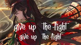 Nightcore → White Flag lyrics [upl. by Fechter]