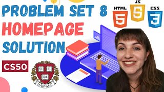 PROBLEM SET 8 HOMEPAGE  SOLUTION CS50 [upl. by Blanding]