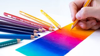 How to BLEND COLORED PENCILS For Beginners Prismacolor Tutorial [upl. by Nissy]