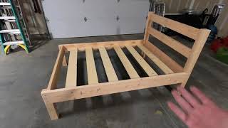 Cheap and easy Full Size Bed Frame [upl. by Gerald764]